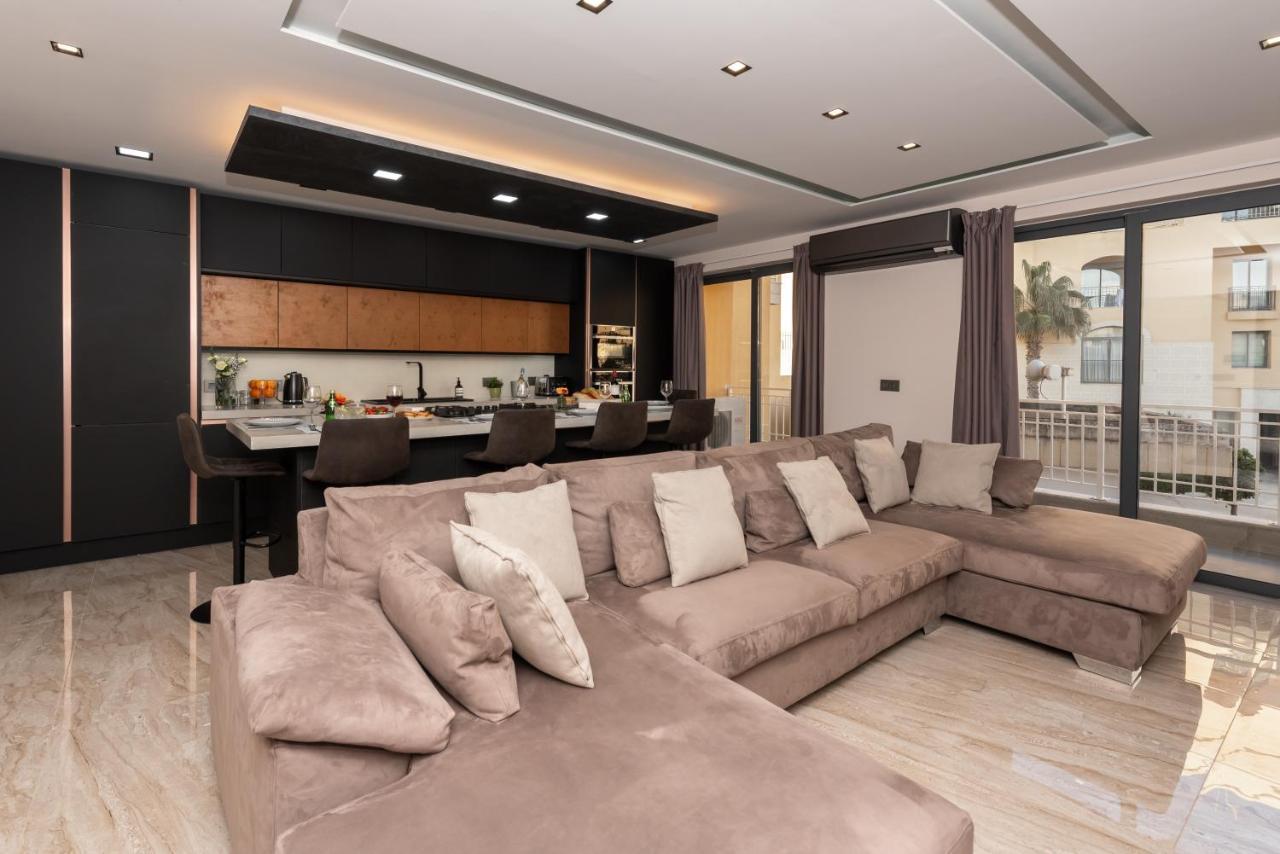 Luxury 2 Bed Apartment In The Heart Of St Julians San Julián Exterior foto