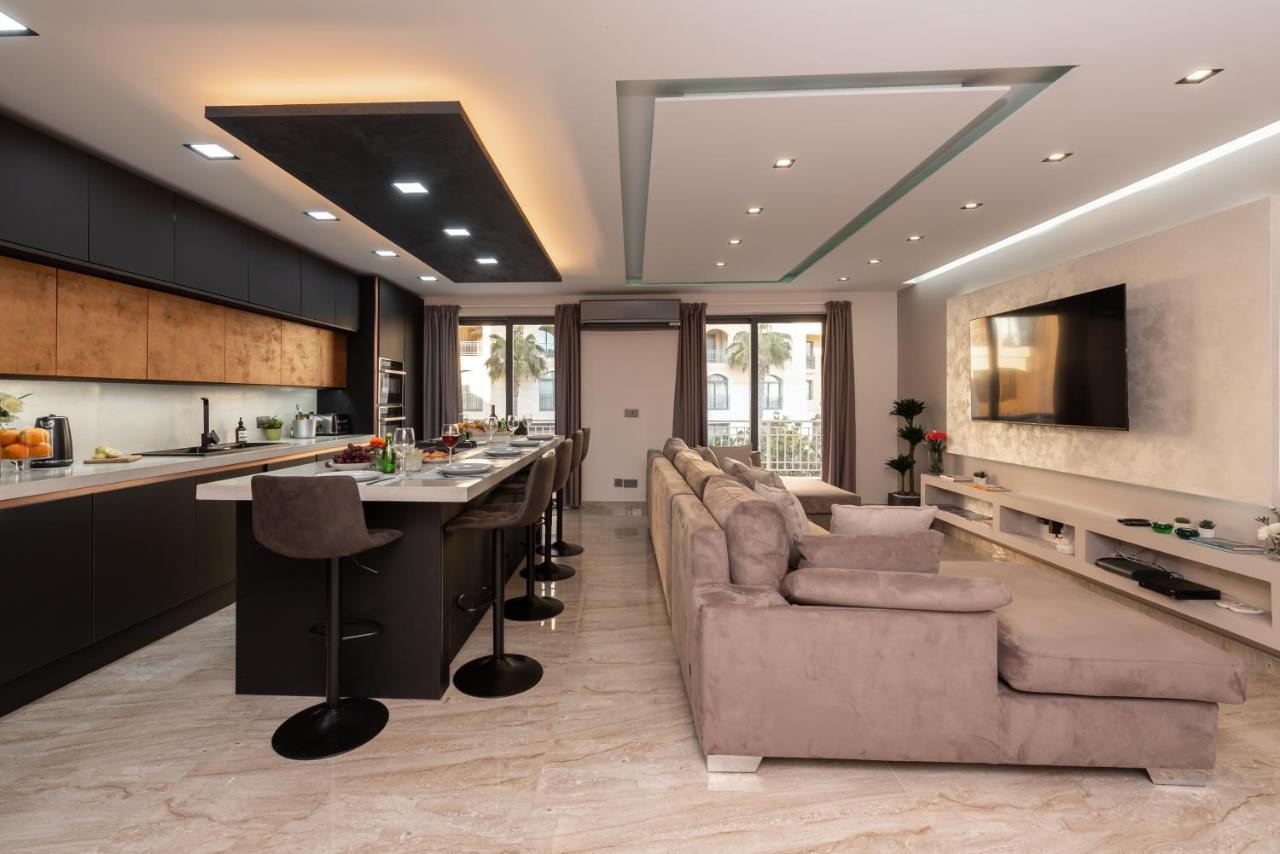 Luxury 2 Bed Apartment In The Heart Of St Julians San Julián Exterior foto
